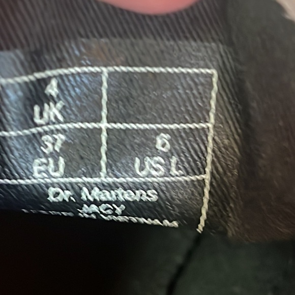 DR Martens Jacy Shoes Lowtop Canvas Womens 6 Air Wair Bouncing Soles Skater - Picture 7 of 9